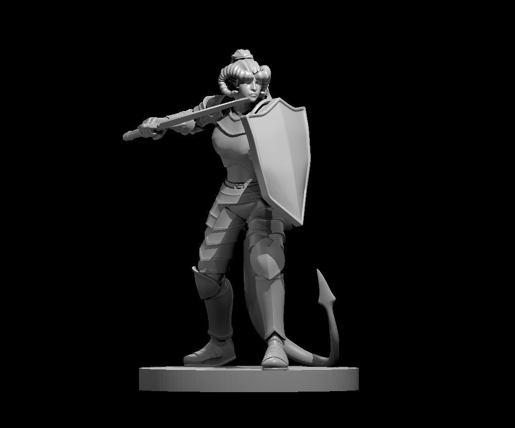 Tiefling Female Paladin